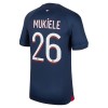 Paris Saint-Germain 2023-24 Mukiele 26 Hjemme - Herre Fotballdrakt
